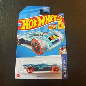 2022 Hot Wheels Blue Speed Team Mach It Go 4/5 71/250